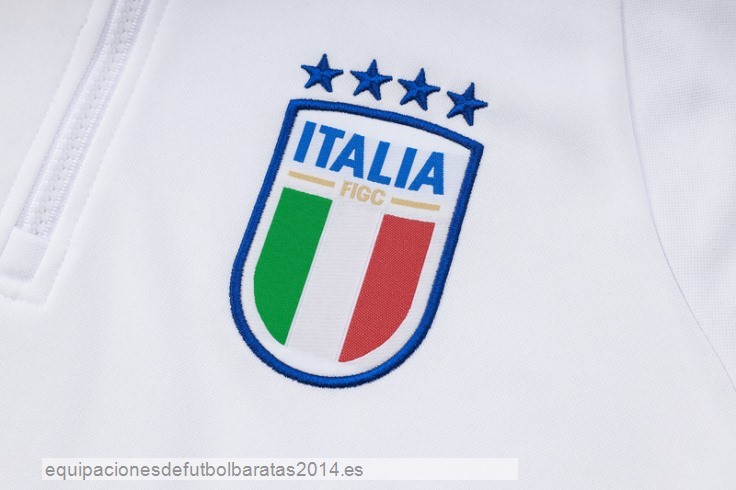 Nuevo Chaqueta Con Capucha Italia 2024 Blanco Baratas